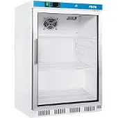 Saro HK 200 GD, Merchandiser Kühlschrank, Freistehend, Weiß, Edelstahl, Stahl, Kunststoff