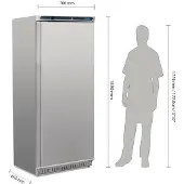 Polar Serie C Gefrierschrank Edelstahl für einfache Nutzung 600L