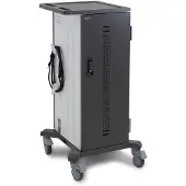 Ergotron Mobiler Ladewagen YES35, bis zu 35 Tablets, Smartphones & E-Reader, verstellbare Gestelle, 4 Fächer, 12,7 kg je Fach, B 620 x T 600 x H 1170 mm