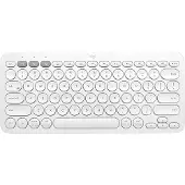 Logitech K380 Multi-Device, Mini, Kabellos, Bluetooth, QWERTZ, Weiß