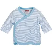 Playshoes Flügelhemd Langarm Ringel in Bleu | Gr.: 56