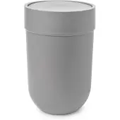 Umbra Touch Abfalleimer 6 l Schwingdeckel Kosmetikeimer Papierkorb grau