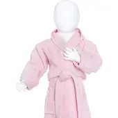 The One Towelling Kinder Baby Bademantel Baby-Badetuch Baby Bathrobe light pink 68/74