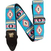 Ernie Ball Sedona Blue Jacquard Strap