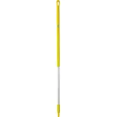 Vikan Hygiene 2935-6 Griff 130 cm, gelb, ergonomisch, Aluminium, ø31 mm