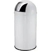 EKO - Pushcan 40 Liter - Steel - Weiß