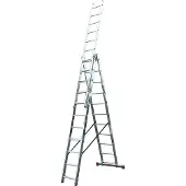 Krause Corda Aluminium-Vielzweckleiter 3x11 Sprossen