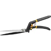Fiskars Rasenkantenschere GS21, Soft-Touch Griff, Länge 31 cm, Stahl/Kunststoff,