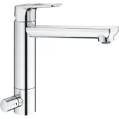 GROHE Einhand-Spültischarmatur BAULOOP 1/2Zoll mi-ho Ala integr Vorabsp. chr chrom