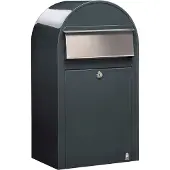 Bobi Briefkasten Grande 7016 i Dunkelgrau