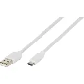 Vivanco ViVanco38757, 2 m, USB C, USB A, 0,48 Gbit/s, Weiß