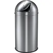 EKO - Pushcan 40 Liter - Stainless steel - Matt Edelstahl
