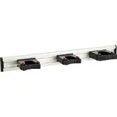 TOOLFLEX Aluminiumschiene 50cm mit 3 Haltern