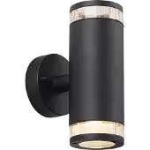 Nordlux Wandlampe BIRK schwarz doppelt; 45501003
