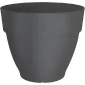 Elho Moderne Schwarze Kunststoff-Blumentopf 55 cm