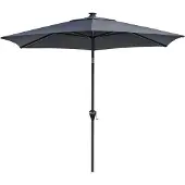 Doppler Sonnenschirm 'Active LED Auto Tilt', anthrazit, Ø ca. 300 cm