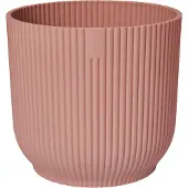 Elho Kreisförmiger Rosa Plastikpflanztopf von Elho