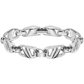 BOSS Gliederarmband aus poliertem Edelstahl