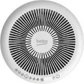Beko Luftreiniger ATP5100I mit 3 stufigem Filtersystem: Vorfilter, Aktivkohlefilter, HEPA-13 Filter, 360°, 3 Leistungsstufen, weiß