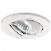 Ideal Lux Deckeneinbaulampe Ø82mm | Weiß | Strahler
