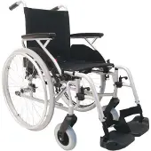 Drive Medical Standard-Stahlrollstuhl Ecotec Rollstuhl 2G mit Trommelbremse Sitzbreite 50cm
