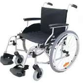 Drive Medical Standard-Stahlrollstuhl Ecotec Rollstuhl 2G mit Trommelbremse Sitzbreite 38cm