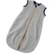 Engel - Baby-Schlafsack mit Reißverschluss - Babyschlafsack Gr 74/80 grau
