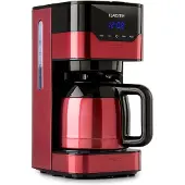 Klarstein Kaffeemaschine Arabica 800W EasyTouch Control silber/schwarz Rot