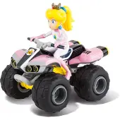 Carrera RC Mario Kart, Peach - Quad Ferngesteuertes Auto, LiFePo4-Akku, ab 6 Jahren