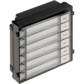 Hikvision NametagUnit (Needs acces.) 6 call buttons DS-KD-KK