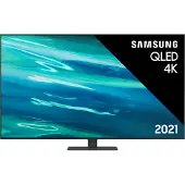 Samsung Q80A (2021), 127 cm (50"), 3840 x 2160 Pixel, QLED, Smart-TV, WLAN, Schwarz