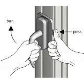 Reer WinLock Fenster- und Balkonschloss, Weiß