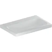 Geberit Aufsatzwaschtisch iCon 75x48cm, o HL, o Ü, f Arb.Pl., w K-Tect