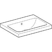 Geberit 501834003 iCon Light Waschtisch 60x48cm