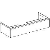 Geberit 502.313.JL.1, Grau, Sand, 1 Schublade(n), 1184 mm, 476 mm, 247 mm