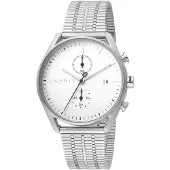 Esprit ES1G098M0055 Lock Chrono Silver Mesh Herrenuhr Chronograph