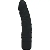 Get Real Classic - lebensechter Silikonvibrator (schwarz)