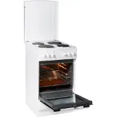 Amica SHE 11555 W, Standherd Elektro, 50 cm, NewSeries 500 Design, Weiß, K4.1, Konventionell Plus,