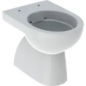 Geberit Renova Stand-WC, Tiefspüler, weiß, Rimfree, Abgang vertikal, teilgeschlossen, 1 Stk.