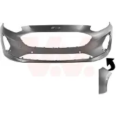 VAN WEZEL Stoßstange Stoßfänger für FORD Fiesta Mk7 Schrägheck Grundiert Glatt 1809576