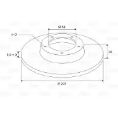Valeo Bremsscheibe 186200