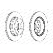 FERODO Bremsscheibe PREMIER Coat+ disc DDF1812C-1