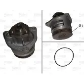 Valeo 506657 Kühlmittelpumpe Wasserpumpe ohne Riemenscheibe für OPEL Astra G CC (T98) Zafira A (T98) Vectra C Caravan (Z02) Vectra C Limousine (Z02)