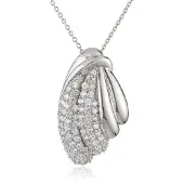 Orphelia Damen-Kette aus 925er Sterlingsilber mit Anhänger – Silber ZH-4528