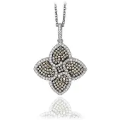 Orphelia Damen-Kette aus 925er Sterlingsilber mit Anhänger – Silber ZH-4837