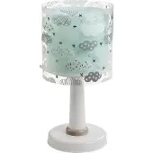 DALBER Kinderzimmer-Tischlampe Clouds Türkis