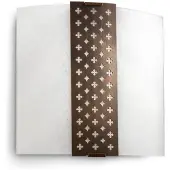 Philips myLiving Wandleuchte 332334316, 1 Glühbirne(n), E27, 2700 K, IP20, Braun