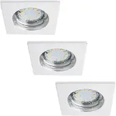 Rabalux LED Einbauleuchte Lite aus Metall weiß B:8cm H:8cm IP44