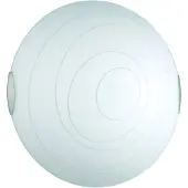 FABAS LUCE Deckenleuchte Kent E27 Ø400mm Weiß, Italy