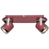 Rabalux 5038 Spots lampen April GU10 2X MAX 5 Metall rot